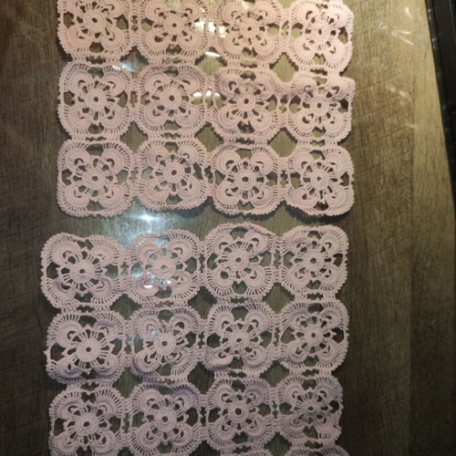 Pink lace set, 3 pieces