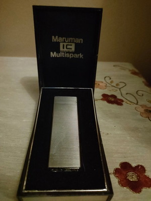 Maruman lighter used vintage collectible made in Japan with case