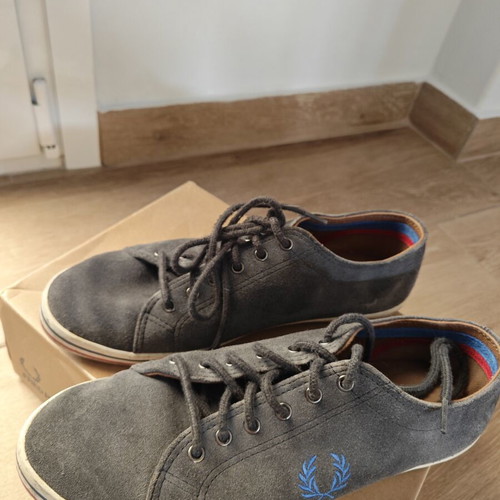 Fred Perry Kingston Suede men's shoes size 42 like new, blue