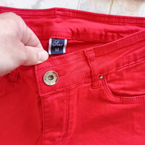 Bershka women's set with red pants and top