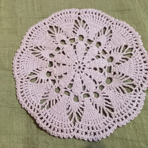 Crochet square coasters like new, set of 5 pieces