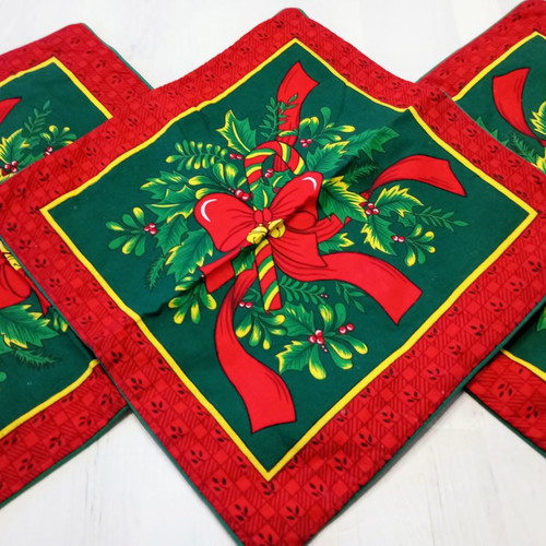 Christmas pillowcases new, set of 5 with 2 beige gift pieces