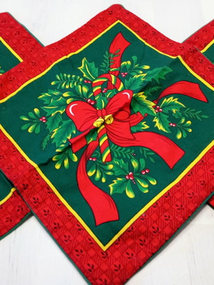 Christmas pillowcases new, set of 5 with 2 beige gift pieces