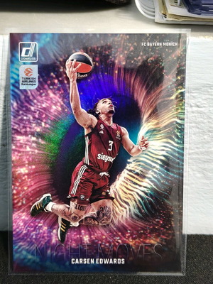 Panini Donruss Euroleague Carsen Edwards Night Moves Casehit 2023-24 new