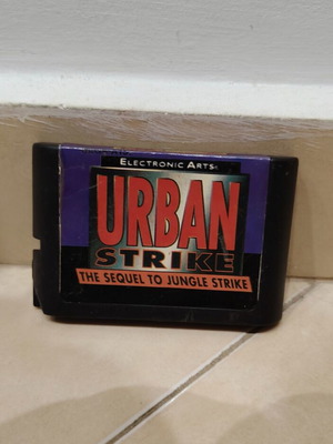 Urban Strike Sega Mega Drive 2 cartridge used, vintage action game