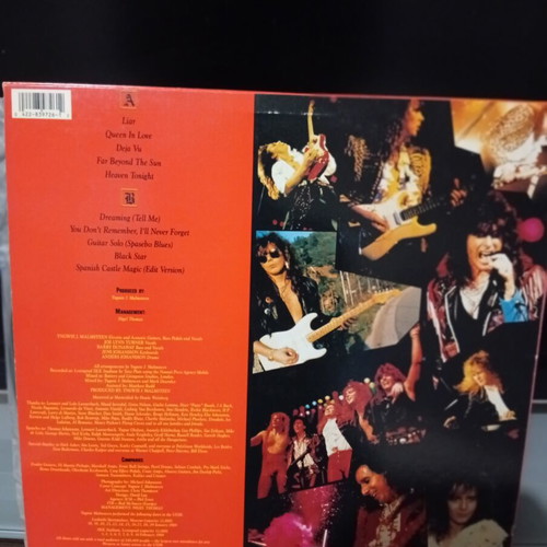 Yngwie Malmsteen Trial By Fire Live In Leningrad vinyl like new, metal