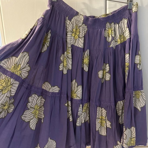 Summer skirt used, knee-length, size XL