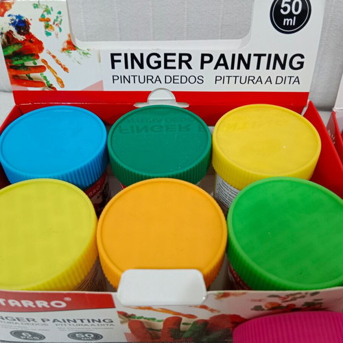 Finger paint new, 2 boxes of 6 colors