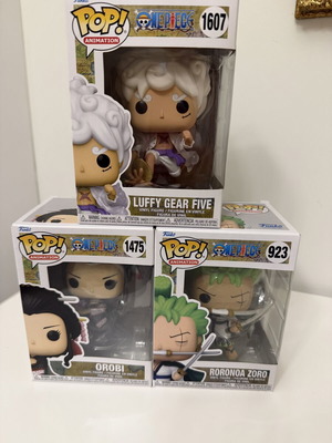 Funko Pop One Piece σετ 3 τεμαχίων Luffy Gear Five, Zoro & Orobi καινούργιο