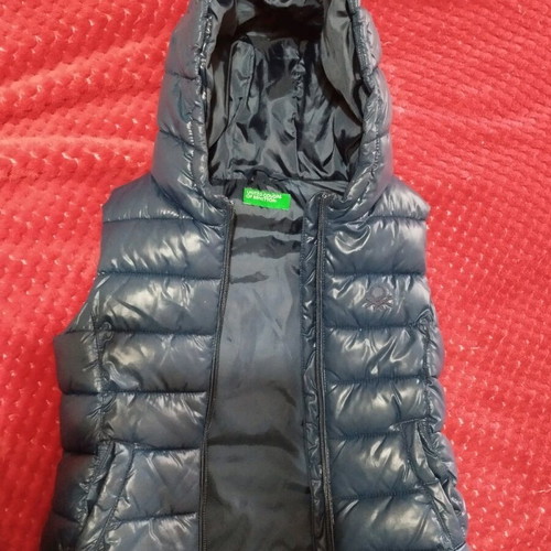 Benetton vest jacket like new, blue, for boys 6-7 years