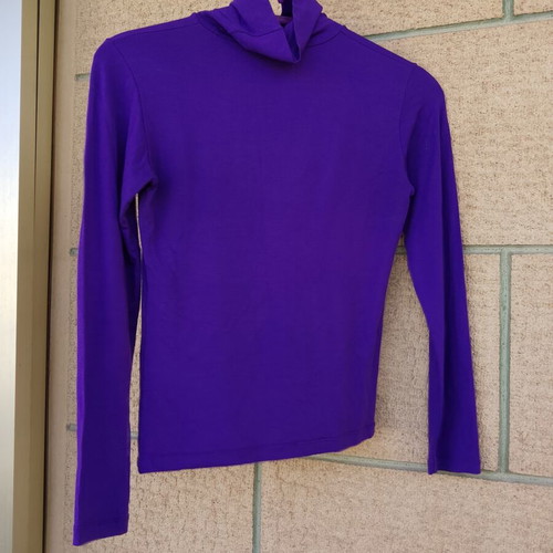 Purple turtleneck sweater S/M