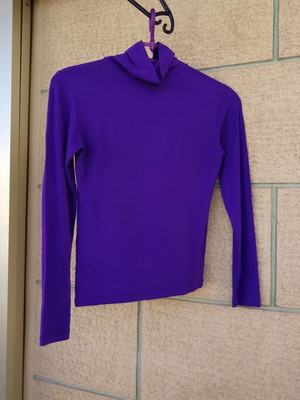 Purple turtleneck sweater S/M