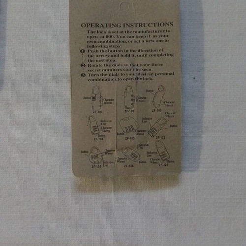 Λουκέτα μικρά καινούργια, πακέτο 4 τεμαχίων με συνδυασμό