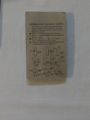 Λουκέτα μικρά καινούργια, πακέτο 4 τεμαχίων με συνδυασμό