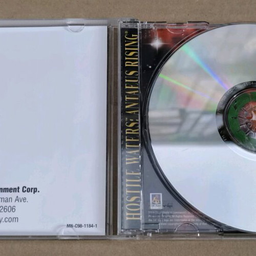 Hostile Waters Antaeus Rising PC CD-ROM like new, Big Box