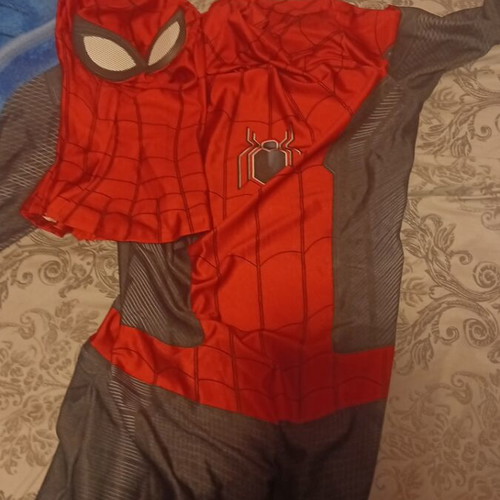 Spider-Man costume new replica with zipper, Asian size XL