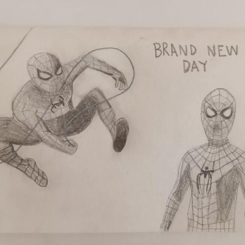 Spiderman Brand New Day pencil art