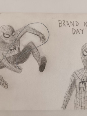 Spiderman Brand New Day pencil art