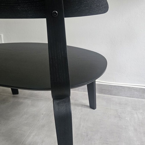 IKEA VÄRMER chair bench black wood like new