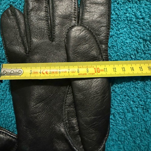Leather gloves men's size L used