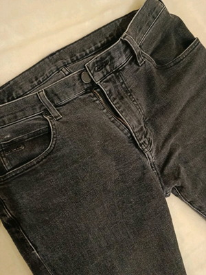 Jean Armani black pants like new, size 31/32