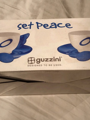 Σετ φλιτζάνια Guzzini 2002 σαν καινούργιο, δύο τεμαχίων