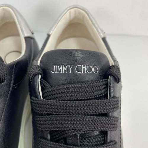 Jimmy Choo Rome leather sneakers like new, size 37, black