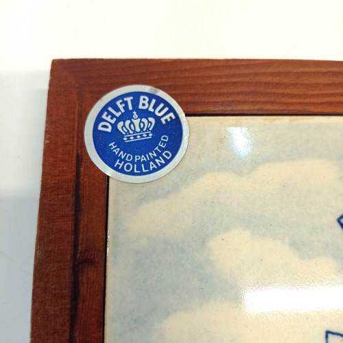 Vintage DELFT handmade cheese cutter new