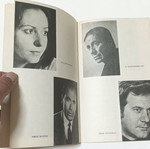 Antigone by Brecht theater program used, Anna Synodinou 1972-1973