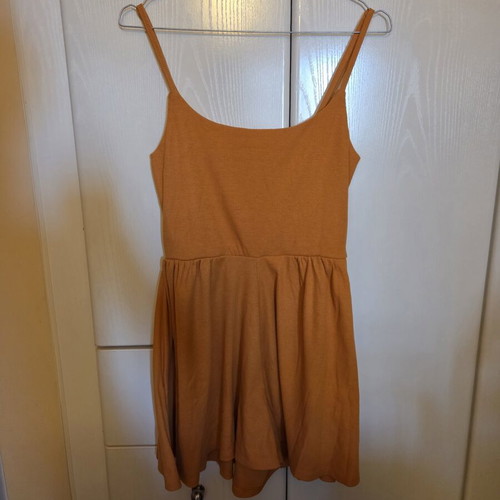 Funky Buddha Mustard Ribbed One-Piece Small Like New