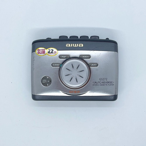 Aiwa GS272 Vintage Cassette Player used with auto reverse
