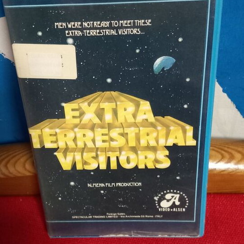 Extra Terrestrial Visitors VHS used with Greek subtitles