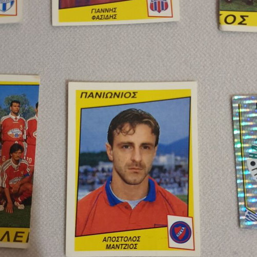 Panini Football '98 stickers like new, pack of 10 cards