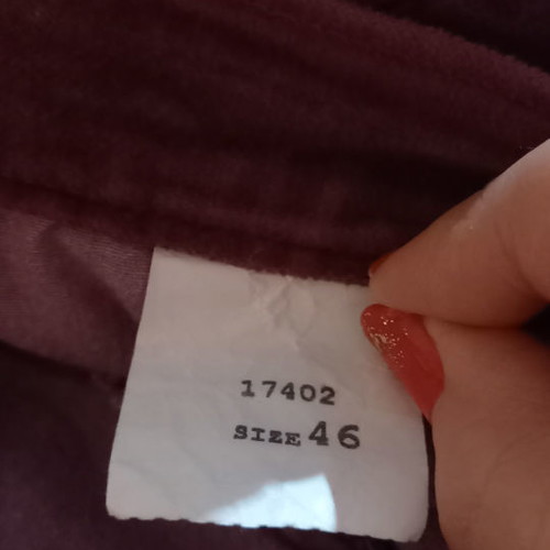 Esti velvet pants used, size 46, elastic