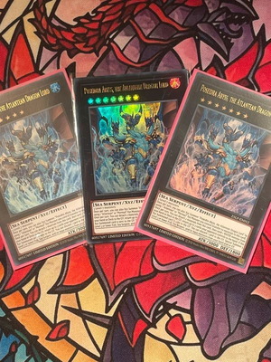 Poseidra Abyss the Atlantean Dragon Lord UR 3 pieces new