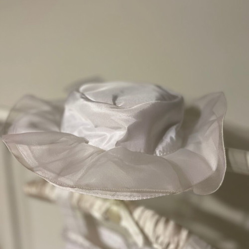 Baptism dress set with hat and jacket new