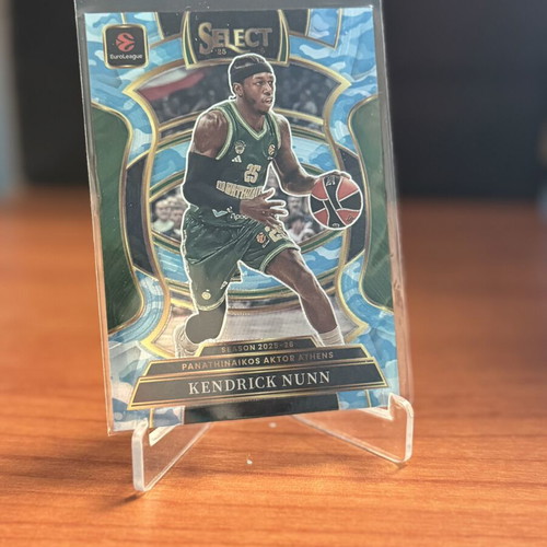 25-26 Panini EuroLeague Select Kendrick Nunn Panathinaikos card