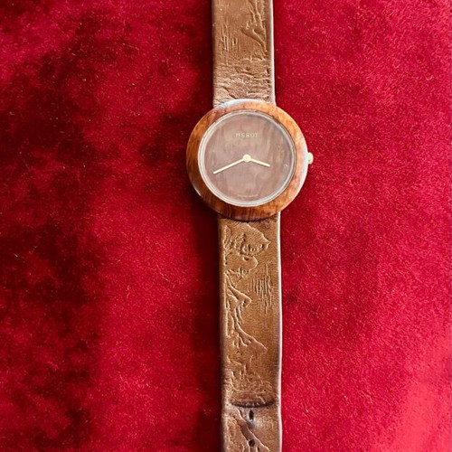 Vintage Classic Tissot Woodwatch μεταχειρισμένο 1980-81 Quarz unisex/γυναικείο