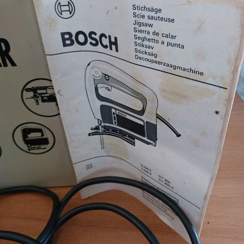 Σεγά Bosch ST350 σε vintage μεταλλική εργαλειοθήκη σαν καινούργιο