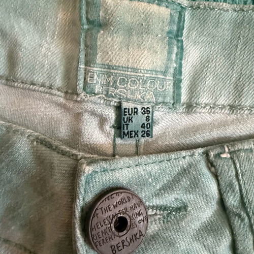 Bershka shorts like new, turquoise, size S