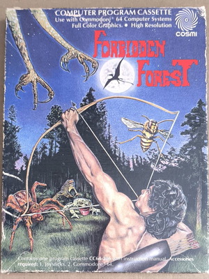 Forbidden Forest (Cosmi) Commodore Cassette Big Box used