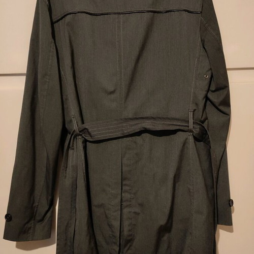 Men's short trench coat Zara gray like new, size M
