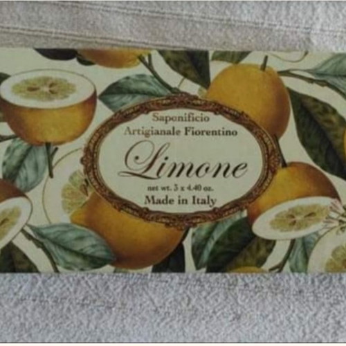 Saponificio Artigianale Fiorentino Lemon soap set, 3 pieces