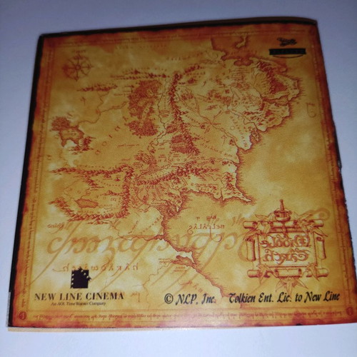 Lord of the Rings ring used with chain, box, and book