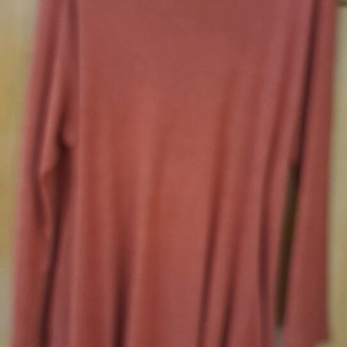 Nk knitted brick red blouse dress like new, one size