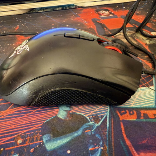 Razer DeathAdder Elite gaming mouse used, 16,000 DPI RGB Chroma