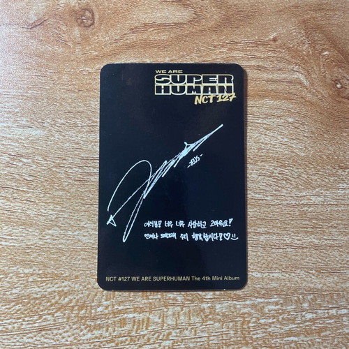 NCT 127 Jungwoo Superhuman photocard like new, kpop