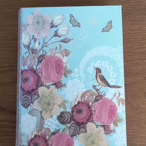 Decorative book storage box new with spring design