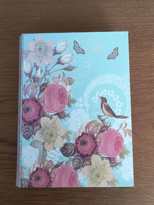 Decorative book storage box new with spring design