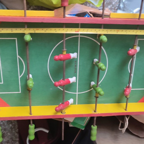 Vintage El.Vi.Xy.P. tabletop foosball game used, 1970s